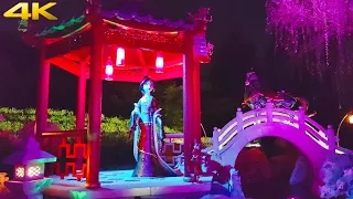 4K Voyage to the Crystal Grotto Night Ride Tour in Shanghai Disneyland|上海迪士尼乐园之晶彩奇航夜游记2021