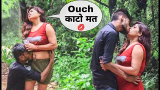 Savita भाबी मीली जंगल में अकेले || Real Kissing Prank || Panday Sapna