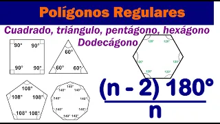 Polígonos Regulares/Caracteristicas/Descubre como aplicar la formula para hallar ángulos interiores