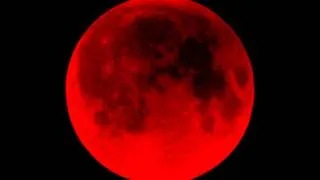 The Moon Turned a Fire Red