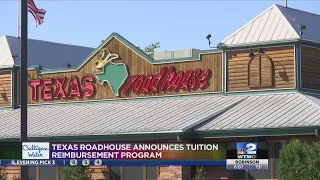 Texas Roadhouse to begin offering tuition reimbursements to employees