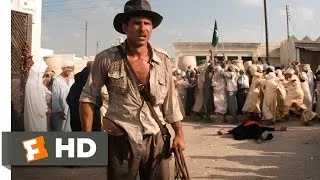 Raiders of the Lost Ark (3/10) Movie CLIP - Sword vs. Gun (1981) HD