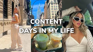 VLOG: work day as a content creator *BTS of taking content* ft. Loving Tan