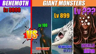 Behemoth vs Giant Monsters Level Challenge | SPORE