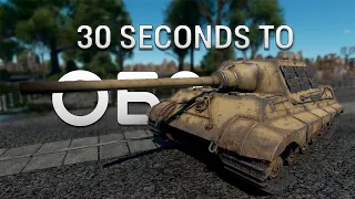 30+27-ти секундный обзор Jagdtiger в War Thunder #warthunder