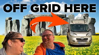 Off Grid Campervan at Stonehenge