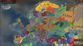 Europa Universalis 4 AI Timelapse - Extended Timeline + Countries Can Collapse [2.0] Mods 912-2800