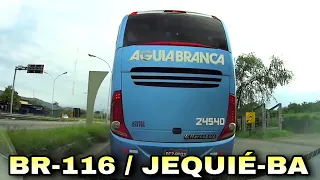 Como está a BR-116 passando por Jequié-BA