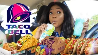 HUGE EPIC TACO BELL MUKBANG [먹방] & ANSWERING YOUR JUICIEST QUESTIONS (Q&A)