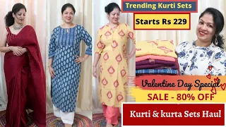 Amazon Kurta set Haul✨Amazon Kurta Palazzo set Haul✨Amazon haul✨Gifting ideas for Valentine Special