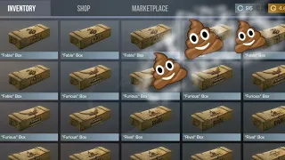 Every Standoff 2 box opening ever 🤮🤮💩💩 #shorts #Standoff2