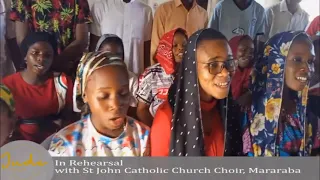 Accept Our Gift | Jude Nnam in rehearsal with St John's Catholic Choir Mararaba