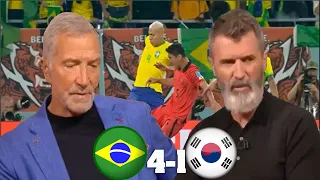 Roy Keane & Graeme Souness Reaction Brasil 4-1 South Korea I Brazil Trounces South Korea, With Flair