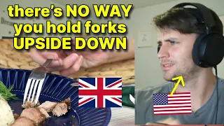 America vs UK Eating Etiquette is SO MUCH DIFFERENT