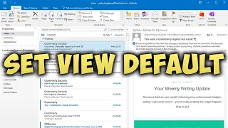 How to Change Outlook View to Default Settings - Reset Microsoft Outlook View Back to Normal