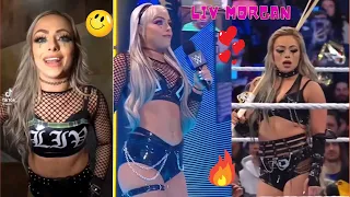 Liv Morgan all hot looks in Black dress inside WWE arena | Liv Morgan short videos