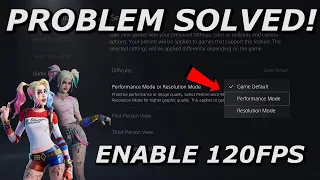 PS5 120 FPS NOT WORKING? Detailed explanation and Solution!