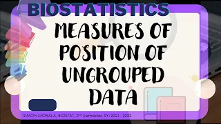 MEASURES OF POSITION OF UNGROUPED DATA