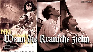 Wenn die Kraniche ziehn [German version of Soviet movie song][+English translation]