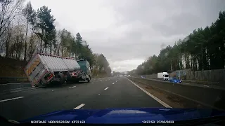 M6 Lorry crash