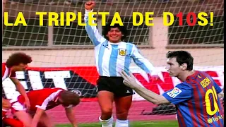 THE DAY 19 YEAR OLD DIEGO MARADONA SCORED HIS FIRST HAT-TRICK FOR ARGENTINA !