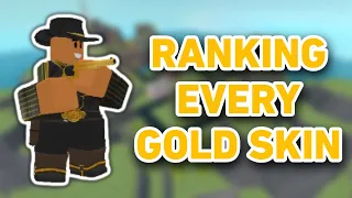 RANKING EVERY GOLD SKIN - Tower Defense Simulator