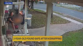 Home security video shows moment 3-year-old boy abducted