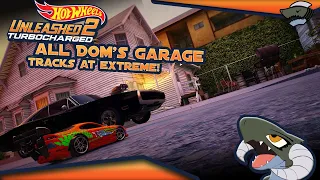 Hot Wheels Unleashed 2 - ALL Dom's Garage Expansion Tracks at EXTREME!