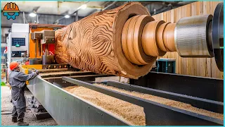 50 INCREDIBLE Satisfying Wood Carving Machines, Wood CNC & Lathe Machines