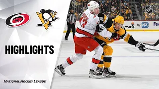 NHL Highlights | Hurricanes @ Penguins 03/08/2020