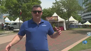 48th annual Norfolk Harborfest setup underway