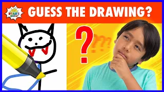 Guess the Drawing Picture Game Challenge with Ryan!!