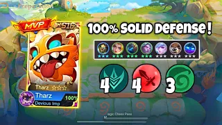 Best Synergy 2024✅ | Full Rock Tank + Lifesteal 100% | Hype Defence‼️ Sc: Miya Spectral Shadow !!