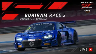 LIVE | Race 2 | Buriram | Fanatec GT World Challenge Asia 2023