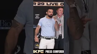 Mike Perry SAVAGE and FUNNY moment against Luke Rockhold - BKFC Press Conference