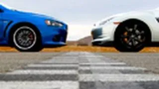 Lancer Evo vs. Nissan GT-R | Edmunds.com