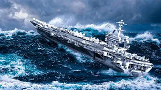 The new largest American GIGANTIC Aircraft Carrier SCARED The world
