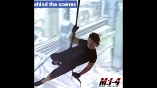 Behind the scenes of mission impossible #burjkhalifa  #bts #movie #tomcruise #behindthescenes