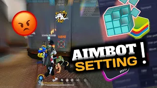 AIMBOT SETTING :  Setting Which Gives 99% Headshots l Bluestacks 5 l Msi 5 (4K)