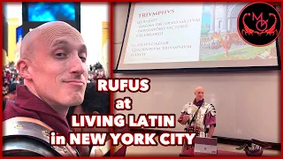 Roman Legionary gives speech on Roman Triumph at Living Latin in New York City ⚔️  · Legionarius ·