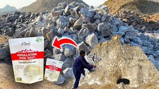 Incredible Process of Salt Mining | Himalayan Salt Deep Inside Mountains | Salt Factory Production