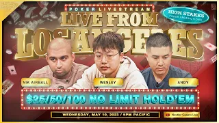 Nik Airball, Andy, Wesley, Henry & Mike X Play $25/50/100!! Commentary by David Tuchman