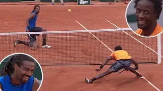 The Tennis Match That Turned Into a Circus Show | Gael Monfils VS. Dustin Brown