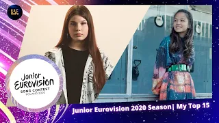 Junior Eurovision 2020 | National Final Season - My Top 15 (So Far)