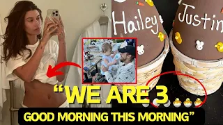 Hailey Bieber spends Easter w Kardashians without Justin but shows belly to spark pregnancy rumors