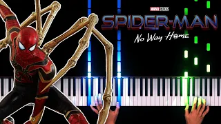 Spiderman No Way Home Main Theme - Piano tutorial