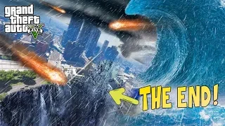 GTA 5 Apocalypse  - EVERY Natural Disaster Mod! (Tsunami Mod Meteor Shower Mod & Tornado Mod)