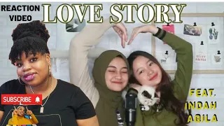 Eltasya Natasha- LOVE STORY (Taylor Swift cover) Reaction Video