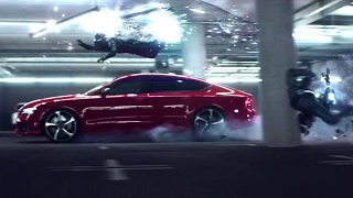 Hitman: Agent 47 CLIP - Garage Car Chase (HD) Zachary Quinto Movie 2015