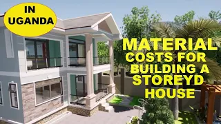 COSTS OF MATERIALS  FOR BUILDING  A FOUR BEDROOM STOREYED HOUSE  ON A (50*100)FT PLOT OF LAND UGANDA